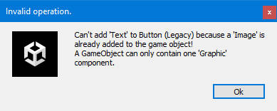 ButtonCantAddTextComponent