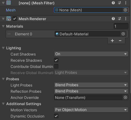 MeshFilterandMeshRenderer
