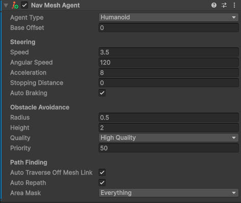 NavMeshAgentPanel