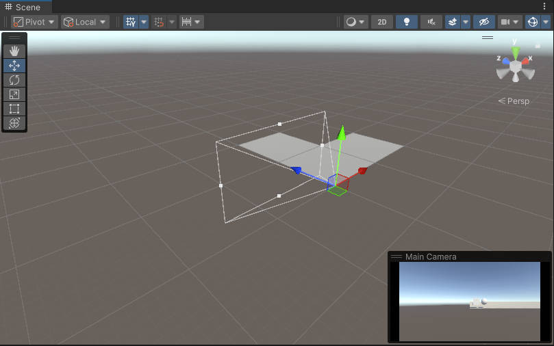 透视摄像机FOV=60