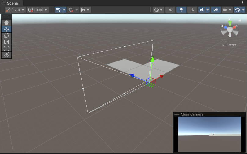 透视摄像机FOV=80